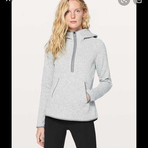 Fleece and thank you pullover